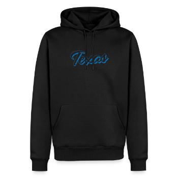 Texas Bundesstaat USA Amerika Cowboy - Männer Premium Bio Hoodie - Schwarz - Vorne - Nico (187cm)