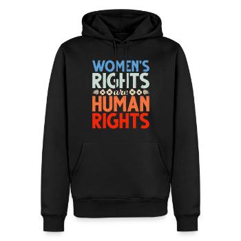 Frauen Menschenrechte Gestärkt Pro-Choice - Männer Premium Bio Hoodie - Schwarz - Vorne - Nico (187cm)