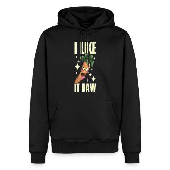 I Like It Karotte Geschenk - Männer Premium Bio Hoodie - Schwarz - Vorne - Nico (187cm)