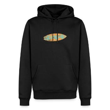Surfbrett Wellenreiten Wassersport Wind - Männer Premium Bio Hoodie - Schwarz - Vorne - Nico (187cm)