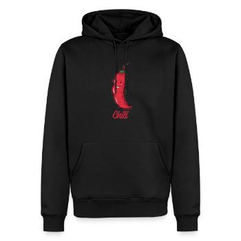 Chili Gewürz Geschmack Essen Kochen - Männer Premium Bio Hoodie - Schwarz - Vorne - Nico (187cm)