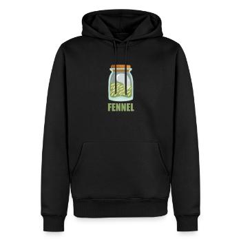Fennel Gewürz Geschmack Essen Kochen - Männer Premium Bio Hoodie - Schwarz - Vorne - Nico (187cm)