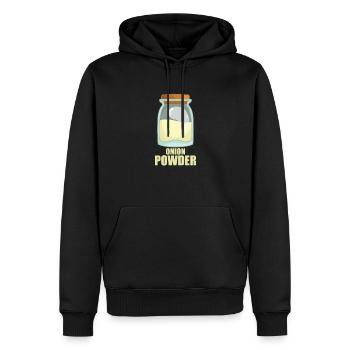 Onion Powder Gewürz Geschmack Essen Kochen - Männer Premium Bio Hoodie - Schwarz - Vorne - Nico (187cm)