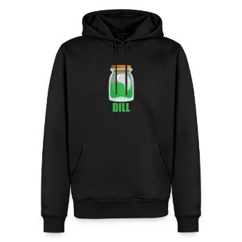 Dill Gewürz Geschmack Essen Kochen - Männer Premium Bio Hoodie - Schwarz - Vorne - Nico (187cm)
