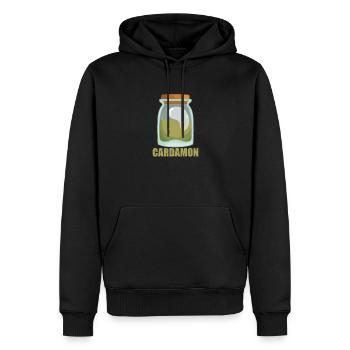 Cardamon Gewürz Geschmack Essen Kochen - Männer Premium Bio Hoodie - Schwarz - Vorne - Nico (187cm)