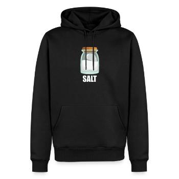 Salt Gewürz Geschmack Essen Kochen - Männer Premium Bio Hoodie - Schwarz - Vorne - Nico (187cm)