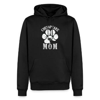 Chesapeake Mom Chesapeake Bay Retriever Hund - Männer Premium Bio Hoodie - Schwarz - Vorne - Nico (187cm)