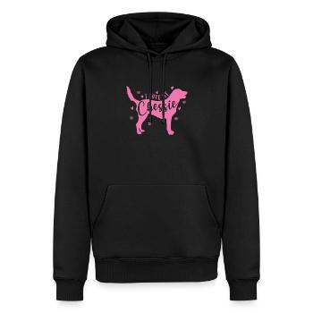 J’aime mon chien retriever de Chessie Chesapeake Bay - Sweat à capuche Premium bio Homme - noir - Devant - Nico (187cm)