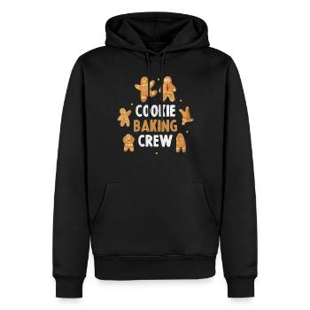 Cookie Baking Crew Cookie Gift - Sweat à capuche Premium bio Homme - noir - Devant - Nico (187cm)