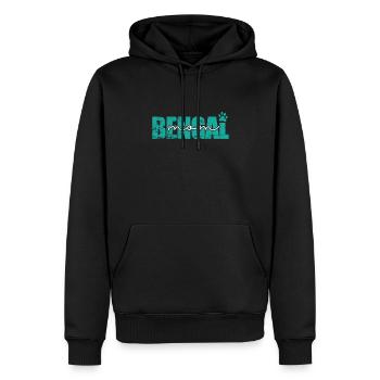 Bengal Mom Haustier Rasse Hauskatze - Männer Premium Bio Hoodie - Schwarz - Vorne - Nico (187cm)