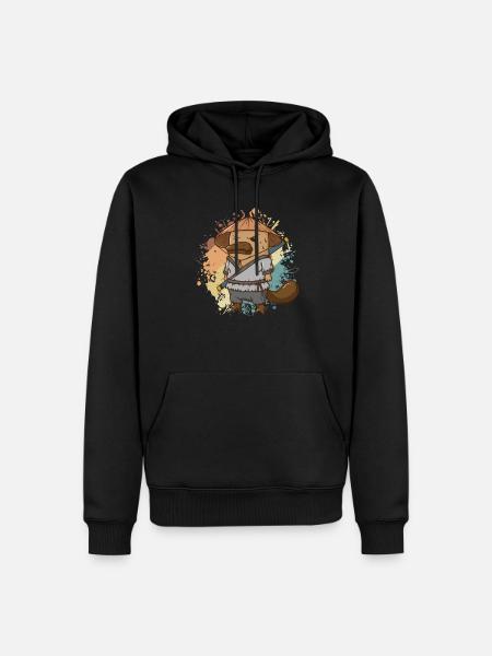 Ornithorynque: Ninja Outback Australie - Sweat à capuche Premium bio Homme - noir