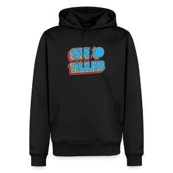 Entrez dans la saison d’automne de Thanksgiving Turquie - Sweat à capuche Premium bio Homme - noir - Devant - Nico (187cm)