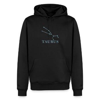 Sternkonstellation Sternzeichen Stier - Männer Premium Bio Hoodie - Schwarz - Vorne - Nico (187cm)