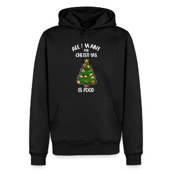 Christmas Food Weihnachtsessen Geschenk - Männer Premium Bio Hoodie - Schwarz - Vorne - Nico (187cm)