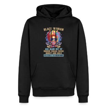 Schwarze Frauen Schwarze Geschichte Afroamerikaner - Männer Premium Bio Hoodie - Schwarz - Vorne - Nico (187cm)