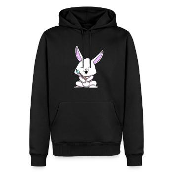 Easter Easter - Men’s Premium Organic Hoodie - black - Front - Nico (187cm)