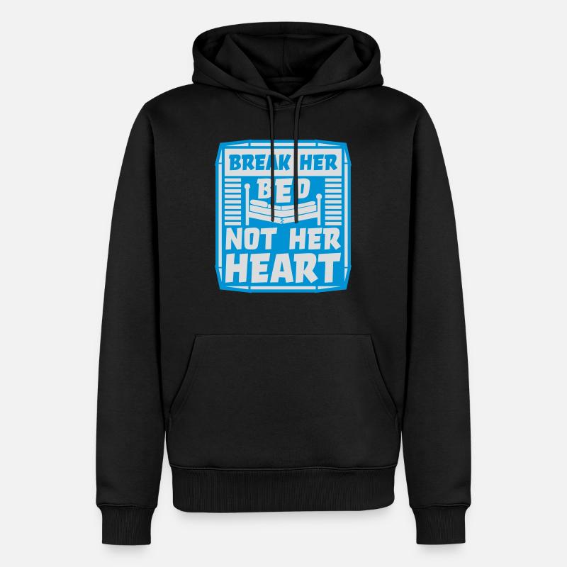Briser sa citation de lit - Sweat à capuche Premium bio Homme - noir