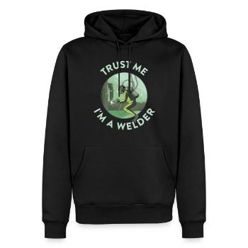 Croyez-moi im A Welder Welder Gift - Sweat à capuche Premium bio Homme - noir - Devant - Nico (187cm)