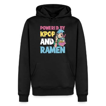 Kpop And Ramen Kpop Geschenk - Männer Premium Bio Hoodie - Schwarz - Vorne - Nico (187cm)