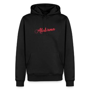 Alabama États-Unis Amérique État - Sweat à capuche Premium bio Homme - noir - Devant - Nico (187cm)