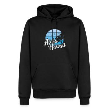 Hawaii Aloha USA Amerika - Männer Premium Bio Hoodie - Schwarz - Vorne - Nico (187cm)