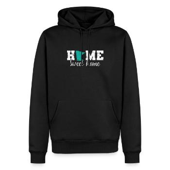 Minnesota Home sweet Home USA Amérique - Sweat à capuche Premium bio Homme - noir - Devant - Nico (187cm)