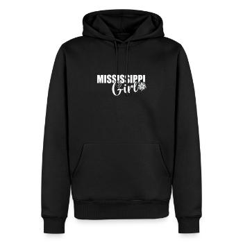 Mississippi Girl USA Amérique - Sweat à capuche Premium bio Homme - noir - Devant - Nico (187cm)