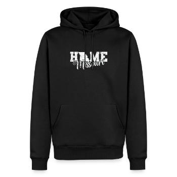 Missouri Accueil États-Unis Amérique - Sweat à capuche Premium bio Homme - noir - Devant - Nico (187cm)