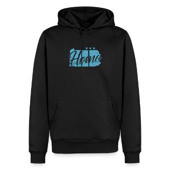 Pennsylvania Home USA Amerika - Männer Premium Bio Hoodie - Schwarz - Vorne - Nico (187cm)