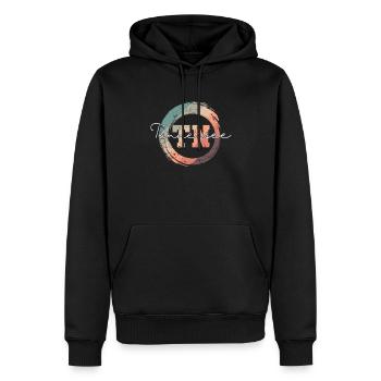 Tennessee TN Buchstabe USA Amerika - Männer Premium Bio Hoodie - Schwarz - Vorne - Nico (187cm)