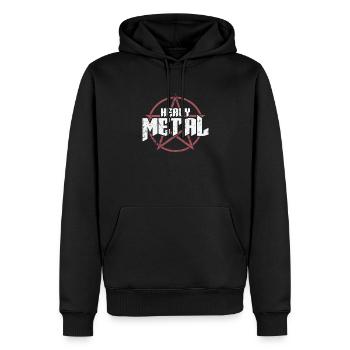 Heavy Metal Musikband Genre Bass - Männer Premium Bio Hoodie - Schwarz - Vorne - Nico (187cm)