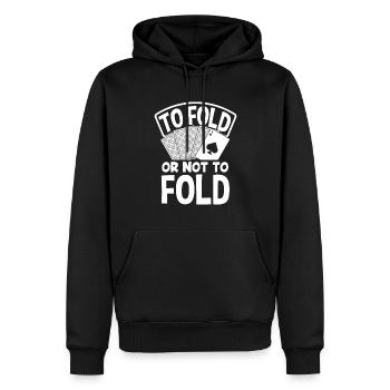 Poker Player Poker Player Poker Gift - Men’s Premium Organic Hoodie - black - Front - Nico (187cm)