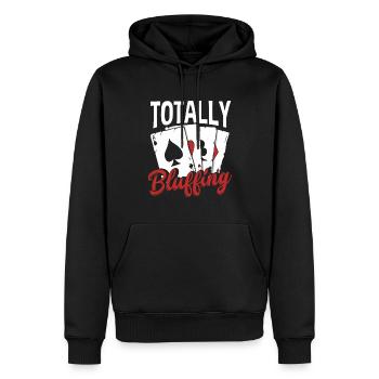 Poker Player Poker Player Poker Gift - Men’s Premium Organic Hoodie - black - Front - Nico (187cm)