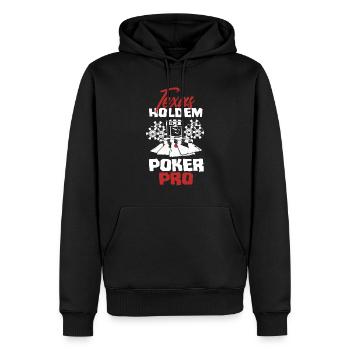 Poker Spieler Pokerspieler Pokern Geschenk - Männer Premium Bio Hoodie - Schwarz - Vorne - Nico (187cm)
