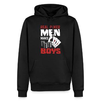 Poker Spieler Pokerspieler Pokern Geschenk - Männer Premium Bio Hoodie - Schwarz - Vorne - Nico (187cm)