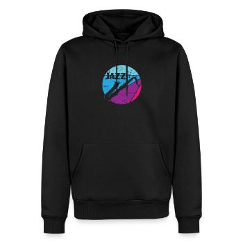 Saxophone Jazz Musik Soul - Männer Premium Bio Hoodie - Schwarz - Vorne - Nico (187cm)