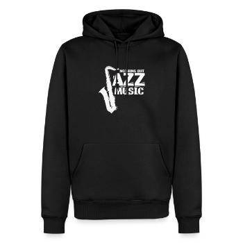 Nothing but Jazz Music Musik Saxophon - Männer Premium Bio Hoodie - Schwarz - Vorne - Nico (187cm)