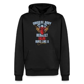Chirurgische Wiederherstellungsoperation wie ein Zauber - Männer Premium Bio Hoodie - Schwarz - Vorne - Nico (187cm)