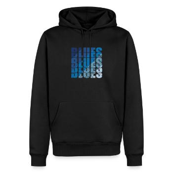 Blues Musik Jazz Trompete Chicago Blues - Männer Premium Bio Hoodie - Schwarz - Vorne - Nico (187cm)