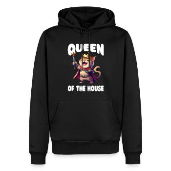 Stolze Katzenmutter - Männer Premium Bio Hoodie - Schwarz - Vorne - Nico (187cm)
