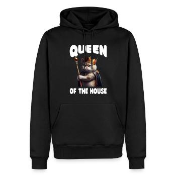 Cat Lover Kitten - Men’s Premium Organic Hoodie - black - Front - Nico (187cm)