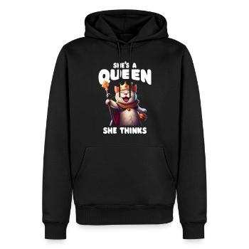 Stolze Katzenbesitzerin Katzenmutter - Männer Premium Bio Hoodie - Schwarz - Vorne - Nico (187cm)