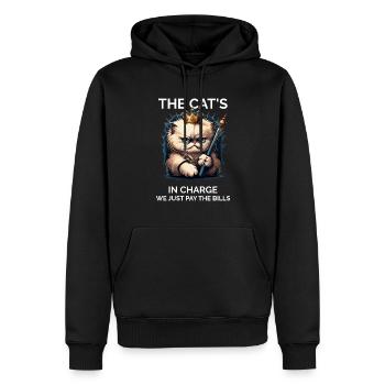 Stolze Katzenbesitzerin Katzenmutter - Männer Premium Bio Hoodie - Schwarz - Vorne - Nico (187cm)