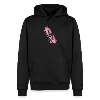 SUP Sport Stand up Paddle Balance halten - Männer Premium Bio Hoodie - Schwarz - Vorne - Nico (187cm)