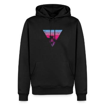 Palm Coconut Holidays Beach - Sweat à capuche Premium bio Homme - noir - Devant - Nico (187cm)