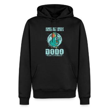 Soyez toujours vous-même à moins que vous ne puissiez être un Dodo - Sweat à capuche Premium bio Homme - noir - Devant - Nico (187cm)