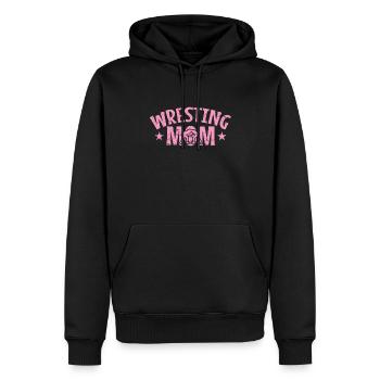 Wrestling Mom Show Ring Fight Acting - Men’s Premium Organic Hoodie - black - Front - Nico (187cm)