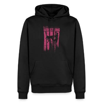 Pro Wrestling Show Ring de combat - Sweat à capuche Premium bio Homme - noir - Devant - Nico (187cm)