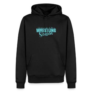 J’adorerais le faire, mais c’est Pro Wrestling Season Show - Sweat à capuche Premium bio Homme - noir - Devant - Nico (187cm)
