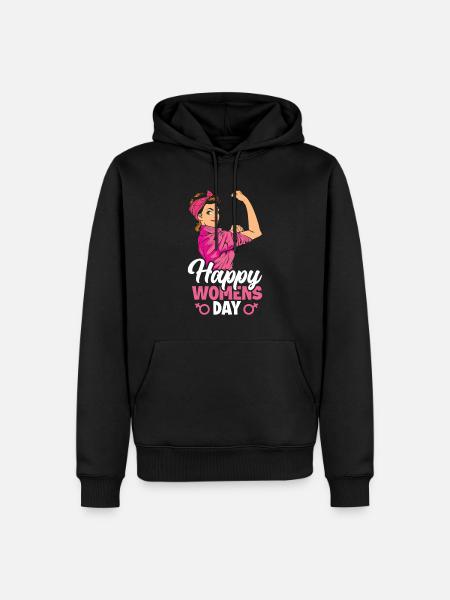 Feminismus Feministin - Männer Premium Bio Hoodie - Schwarz
